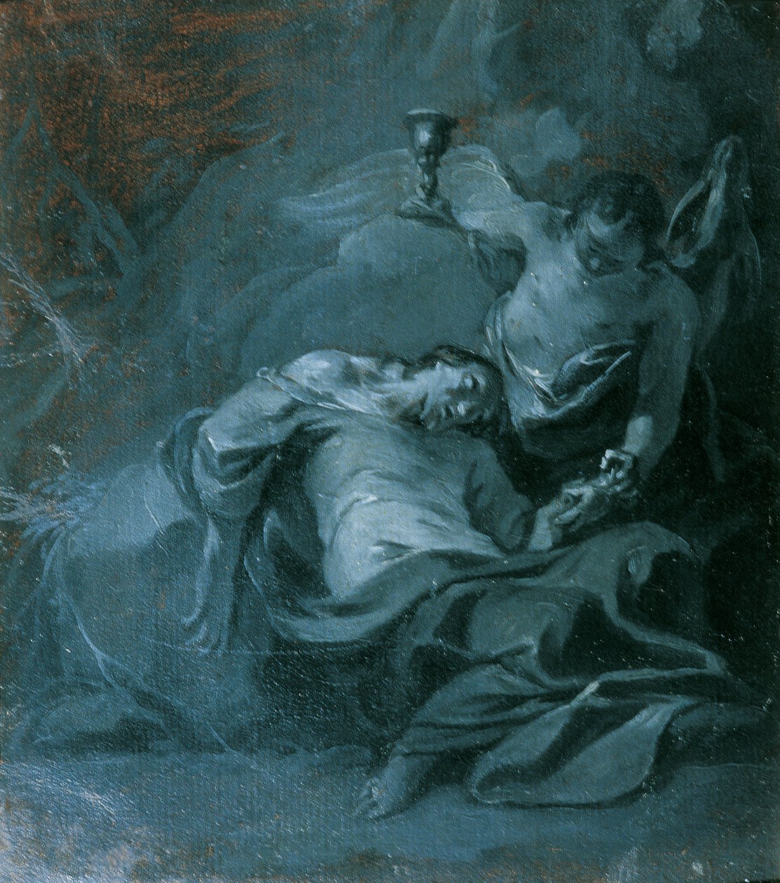 Kristus na hoře Olivetské (I) od Franz Sigrist d. Ä.
