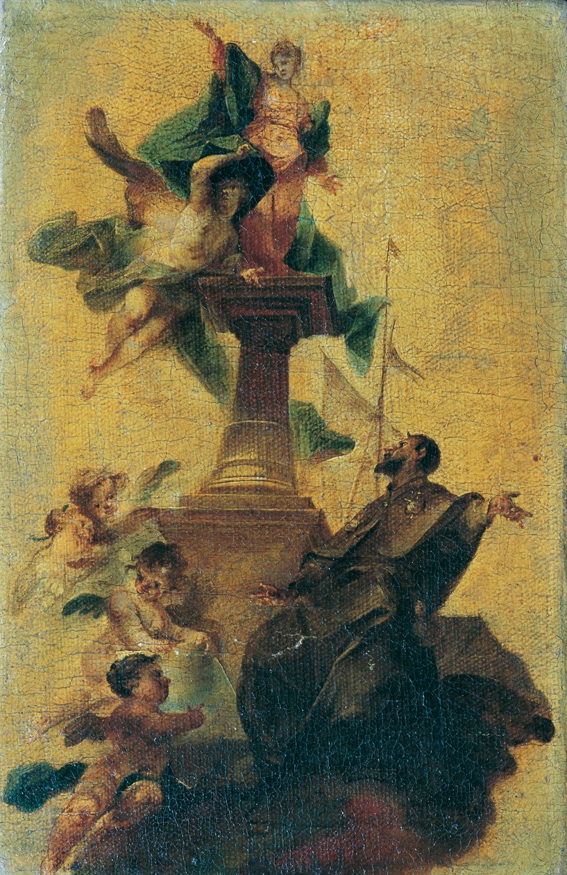 Saint James Major a Faith od Franz Sigrist d. Ä.