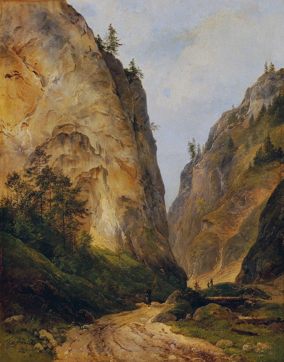 Felsental (V Höllental) od Franz Steinfeld