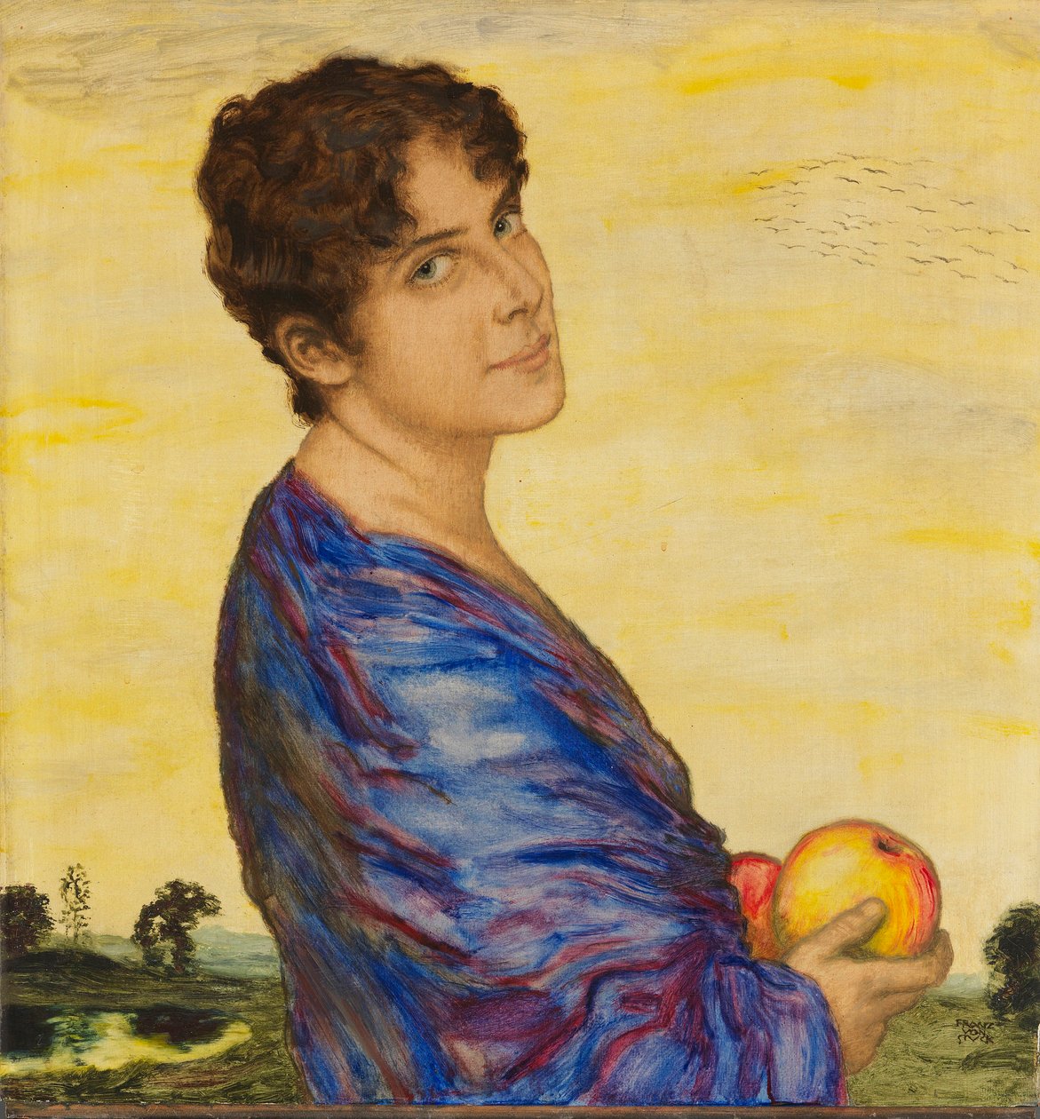 Portrét umělcovy manželky, c. 1914. od Franz Stuck Ritter von