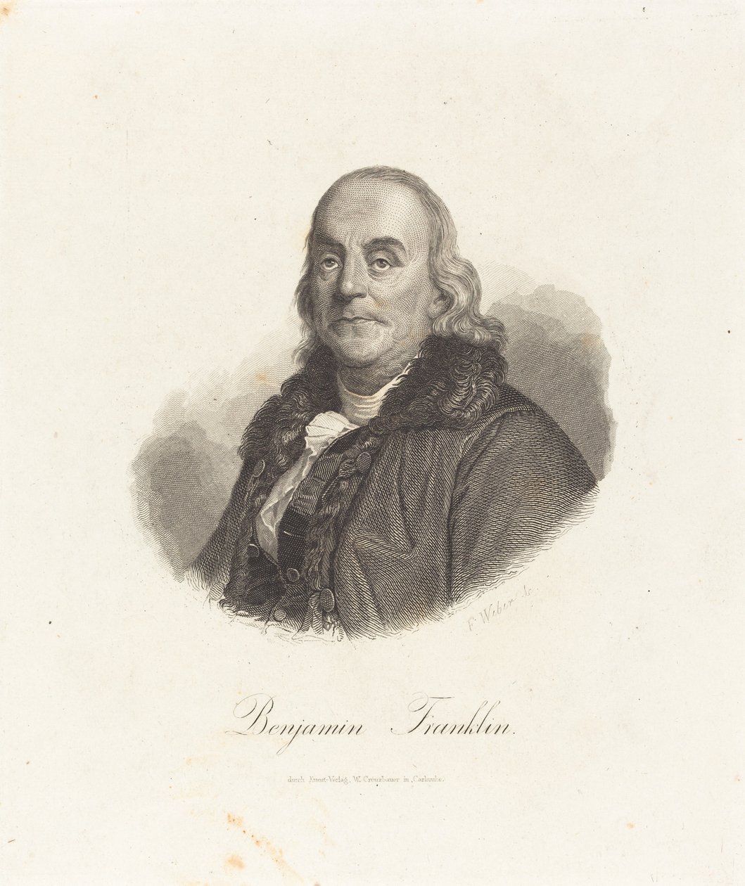 Benjamin Franklin od Franz Weber