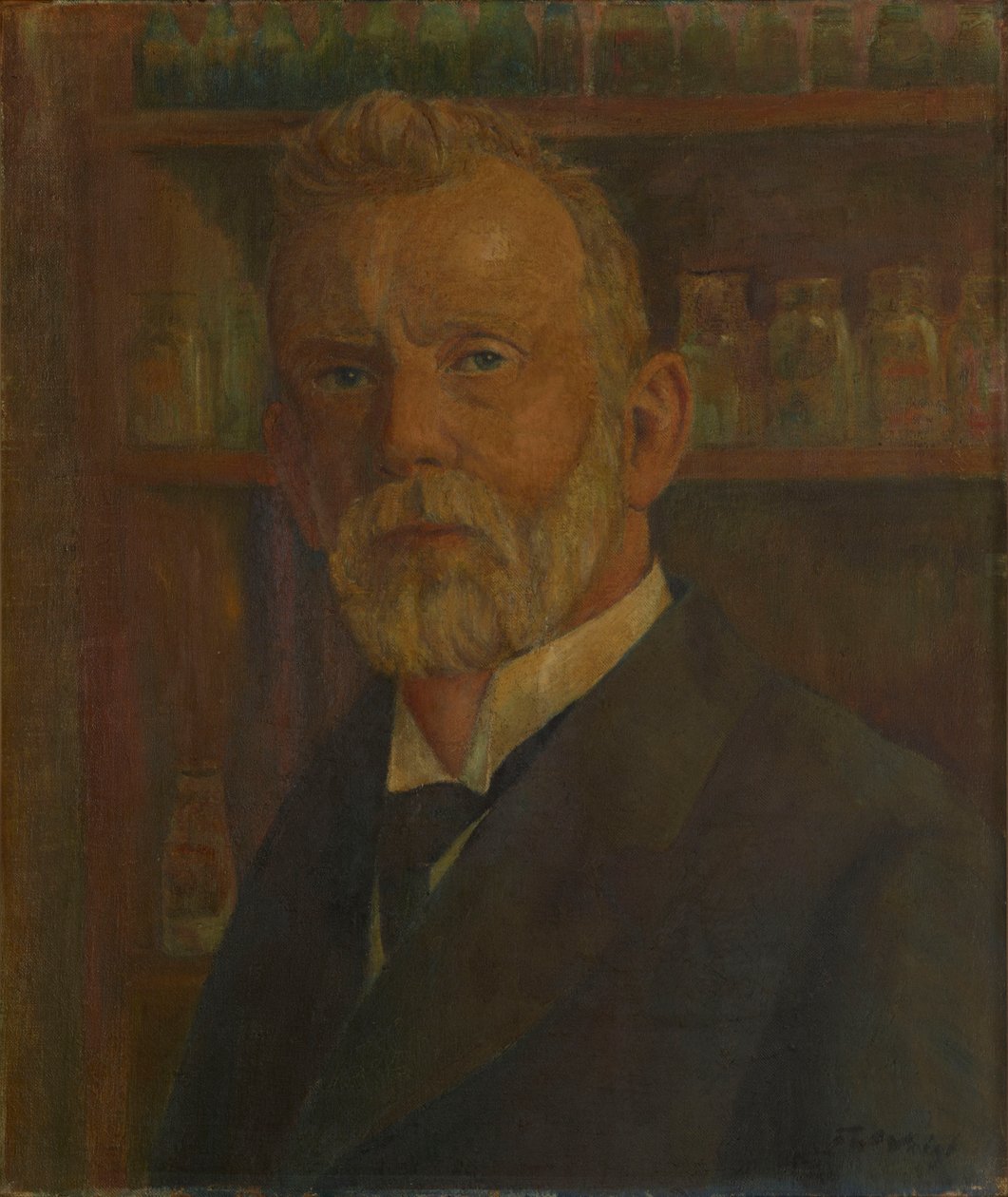 Portrét Paula Ehrlicha 1854-1915, c. 1920. od Franz Wilhelm Voigt