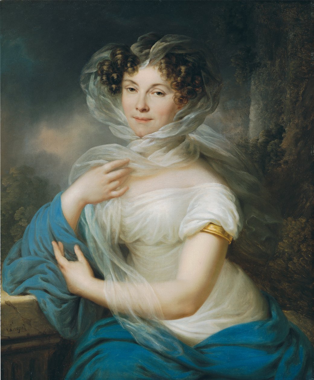 portrét dámy od Franz Xaver Ferdinand von Lampi