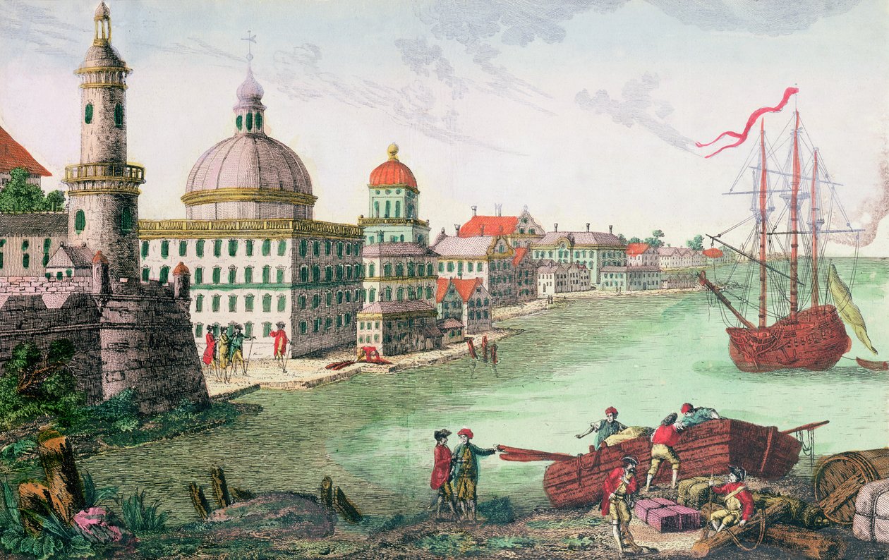 Pohled na Quebec od Franz Xaver Habermann