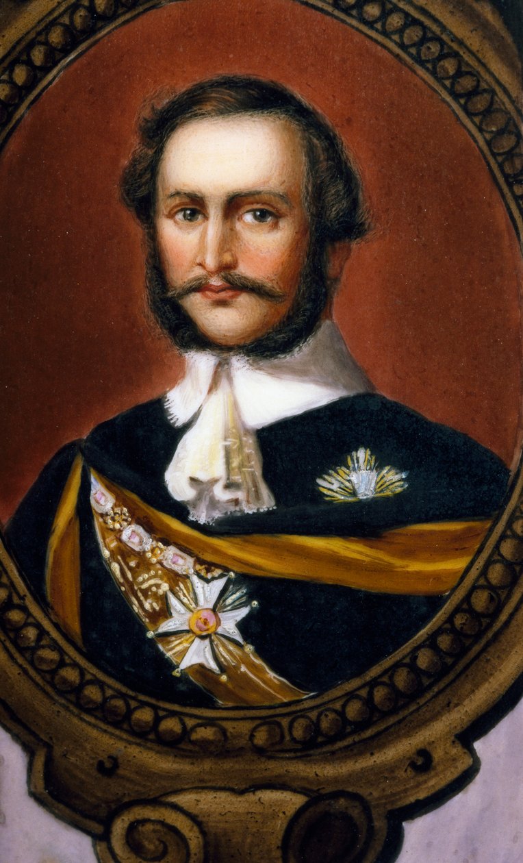 Portrét Maxmiliána II Bavorského od Franz Xaver Thallmaier