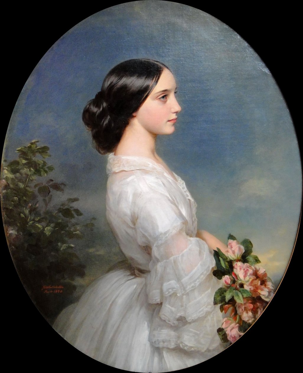 Carmen Aguado, vévodkyně z Montmorency, 1860. od Franz Xaver Winterhalter
