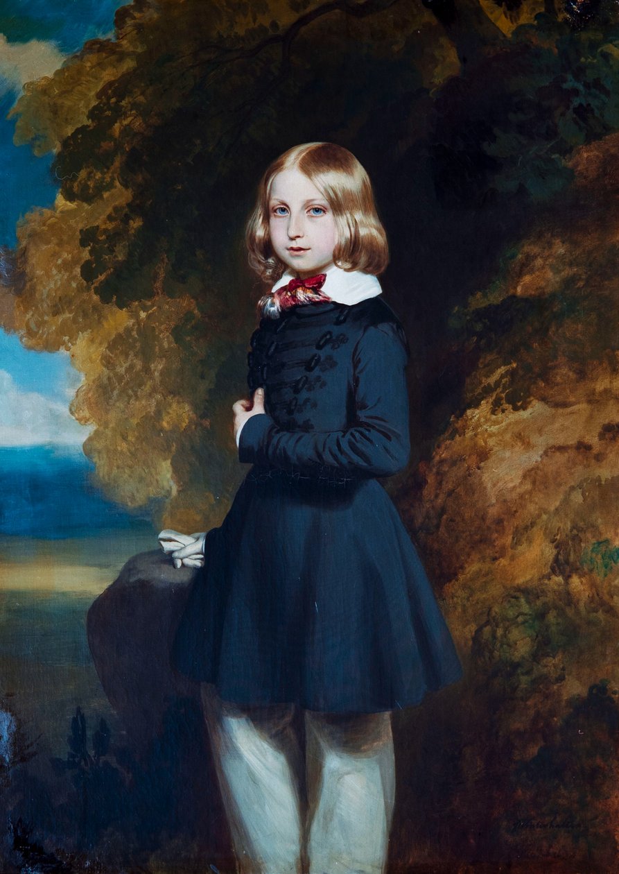 Nizozemština: Portrét prince Filipa, hraběte flanderského Portrét prince Filipa, hraběte flanderského od Franz Xaver Winterhalter