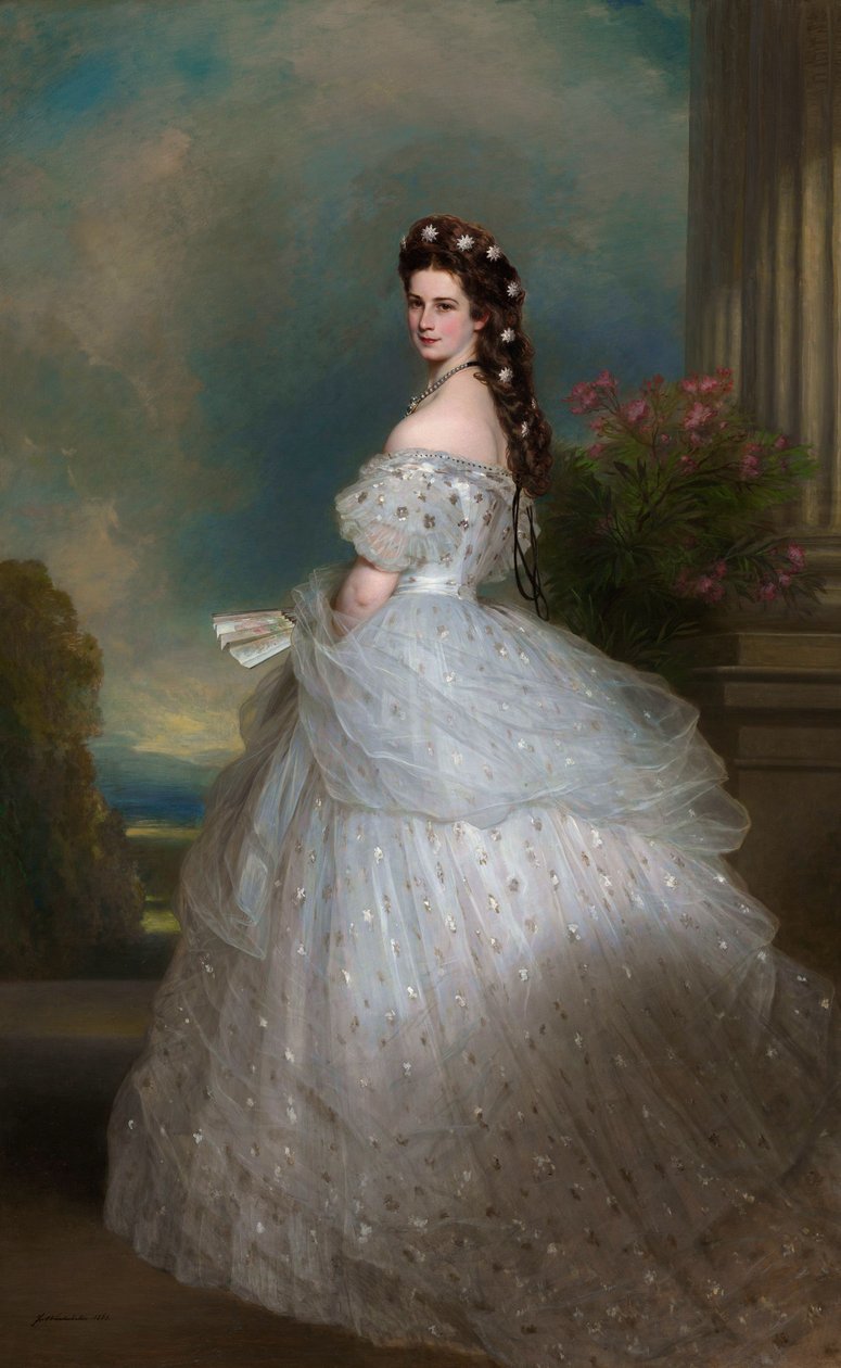 Alžběta (1837-98), rakouská císařovna od Franz Xaver Winterhalter
