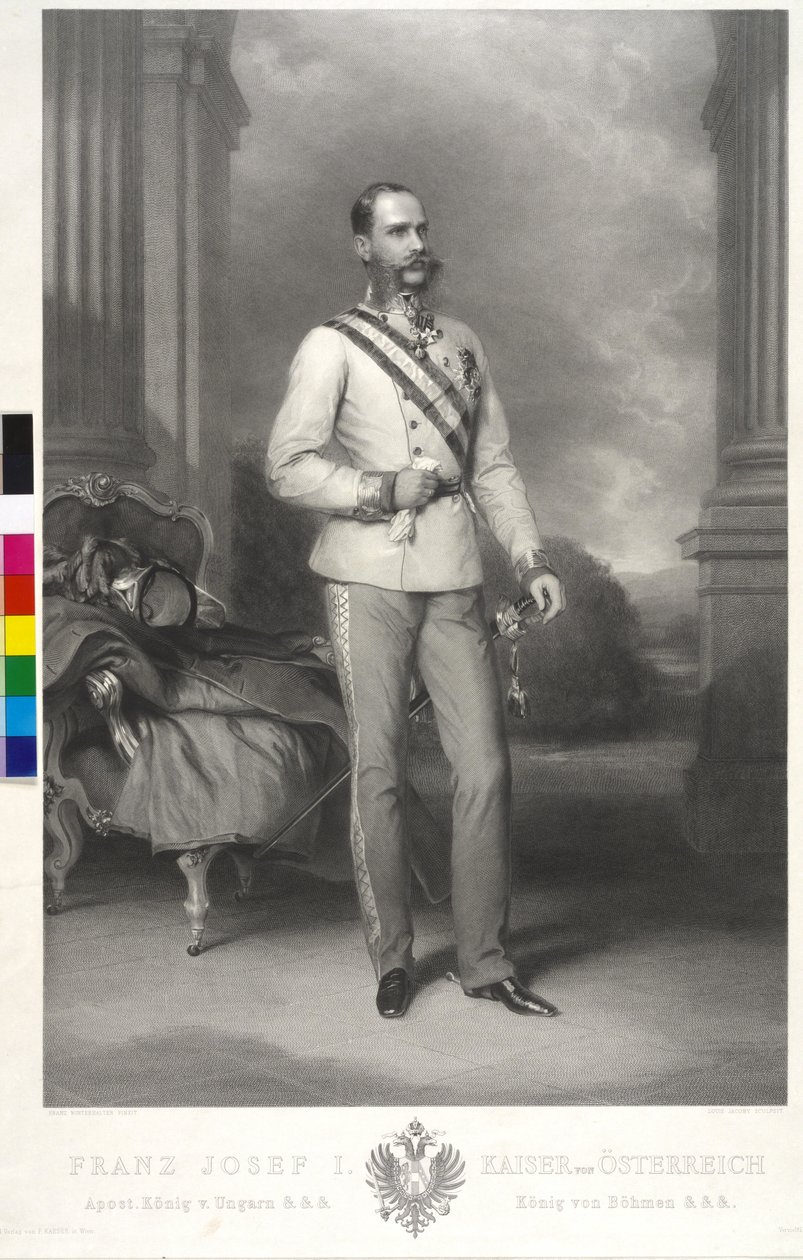 Rakouský císař František Josef I. od Franz Xaver Winterhalter
