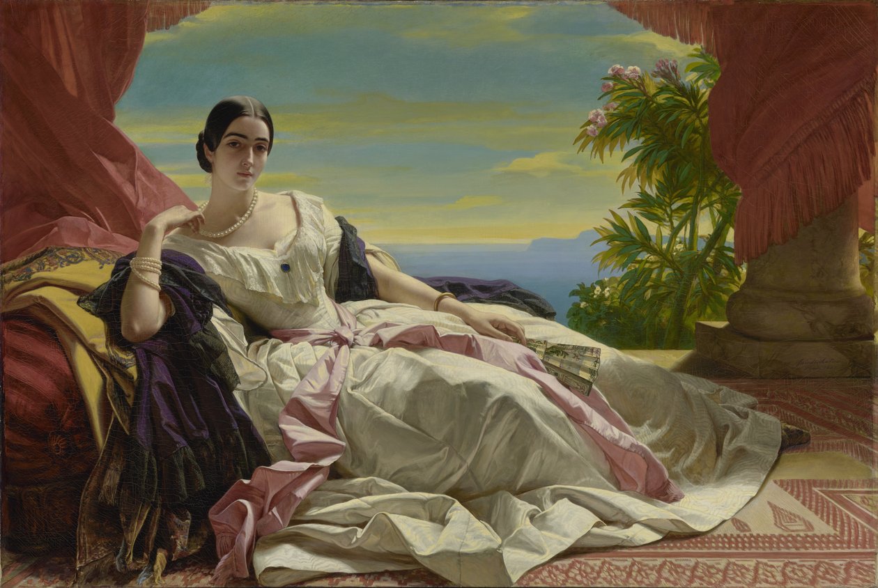 Leonilla princezna ze Sayn-Wittgenstein-Sayn, rozená Baryatinsky od Franz Xaver Winterhalter