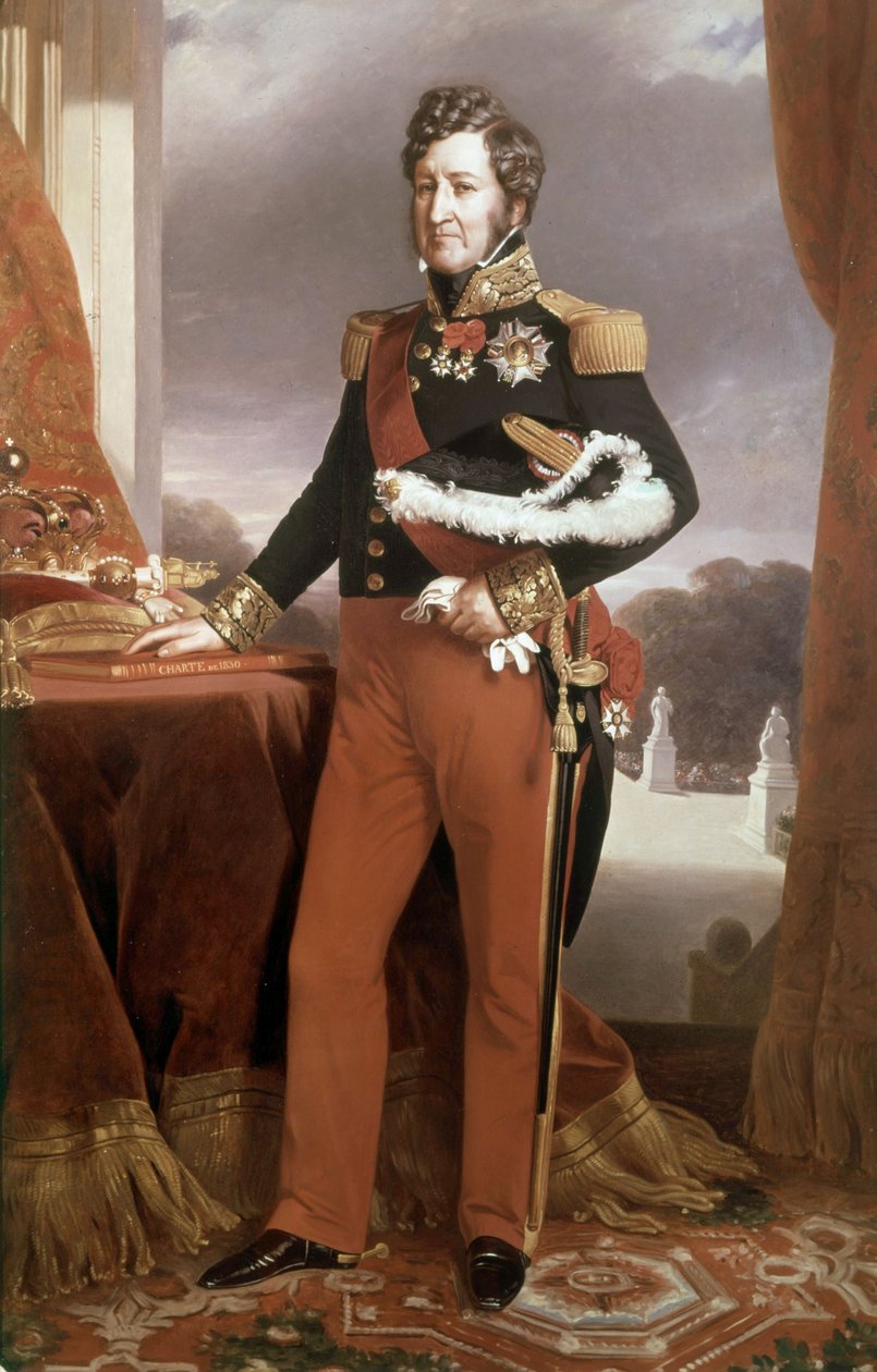 Louis-Philippe, král francouzský (olej na plátně) od Franz Xaver Winterhalter