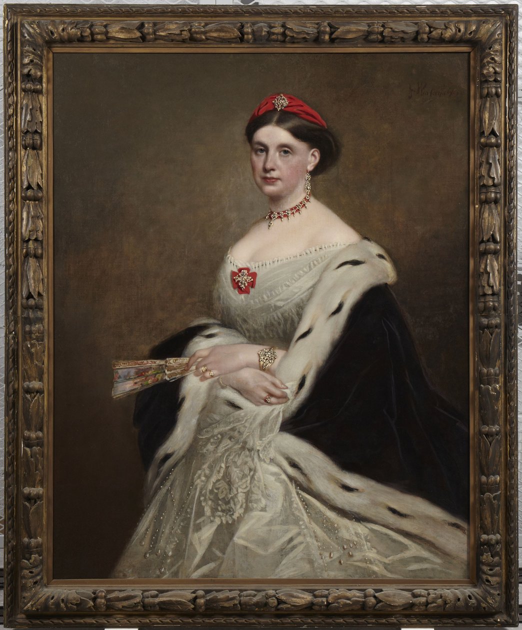Louisa Hargreavesová od Franz Xaver Winterhalter