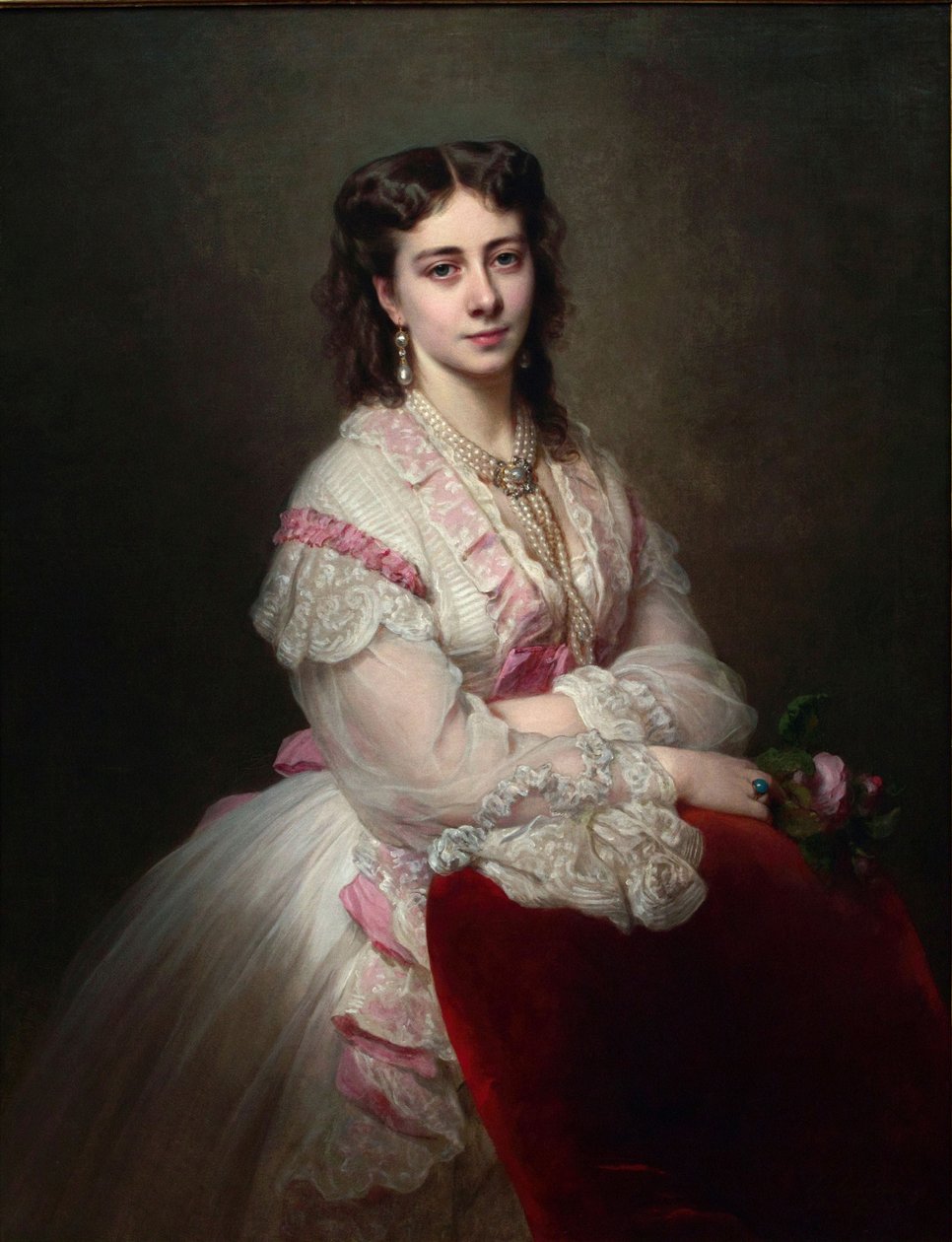 Portrét hraběnky Marie Branické 1843-1918, geb. Princezna Sapieha, 1865 od Franz Xaver Winterhalter