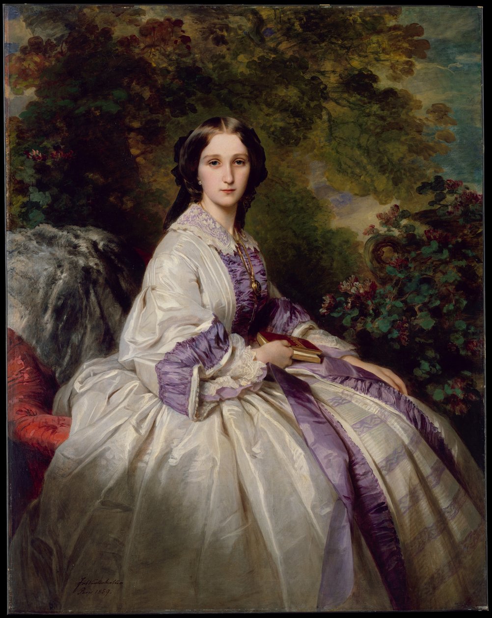 Portrét hraběnky Marie Ivanovny Lamsdorfové, rozené Beck, 1859 od Franz Xaver Winterhalter