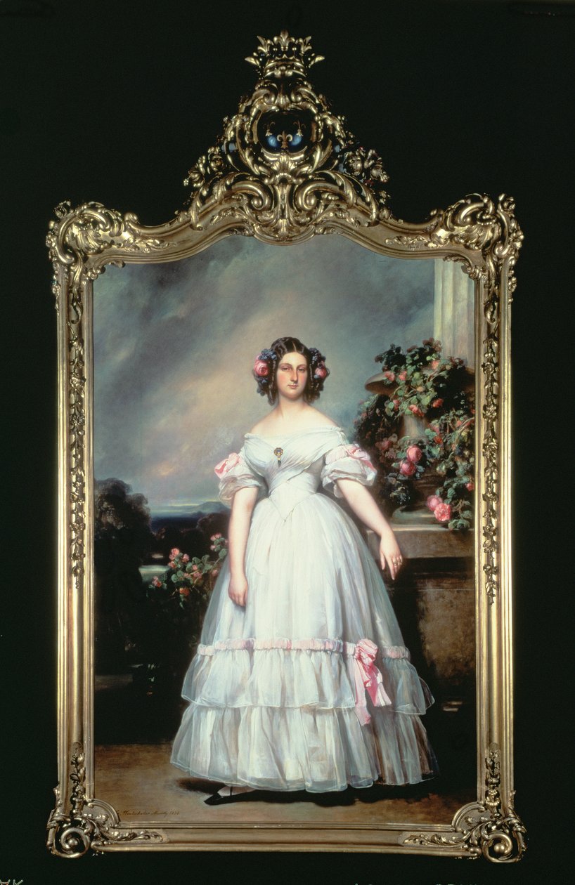 Portrét princezny Marie Clementine z Orleans, 1832 od Franz Xaver Winterhalter