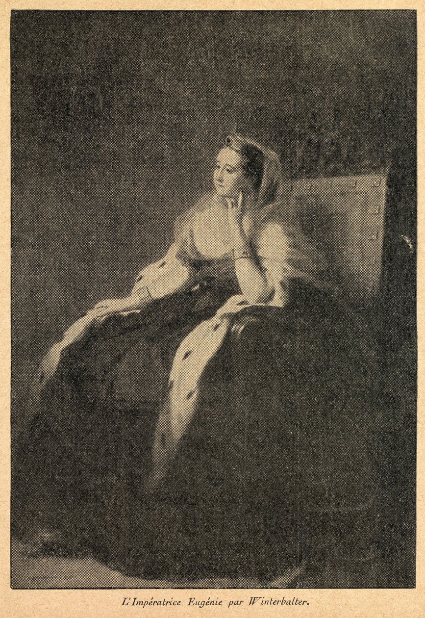 Portrét císařovny Eugenie od Franz Xaver Winterhalter