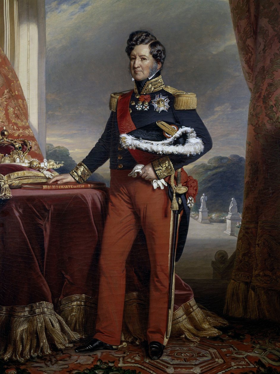 Portrét Ludvíka Filipa z Bourbon-Orleans (1773-1850) od Franz Xaver Winterhalter