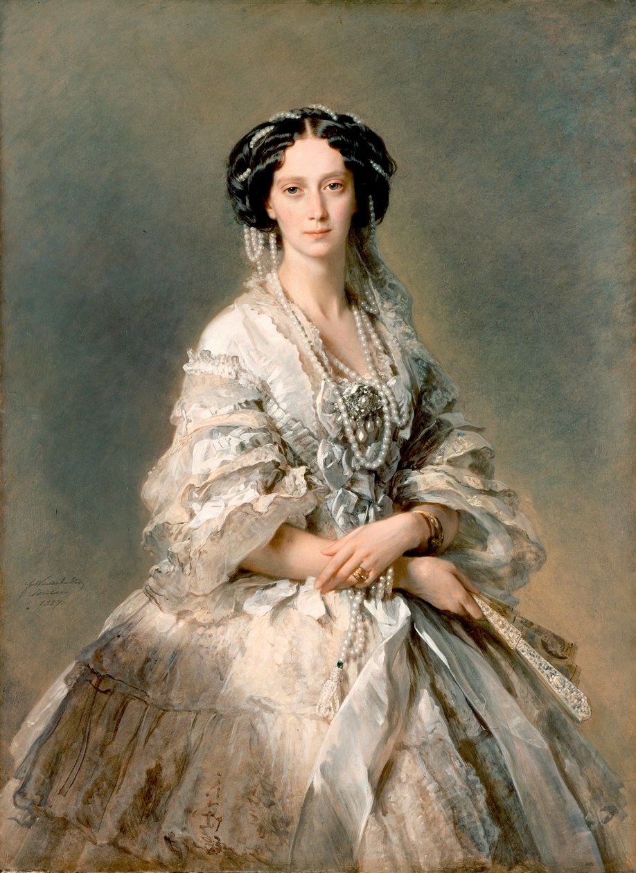 Portrét Marie Alexandrovny, 1857 od Franz Xaver Winterhalter