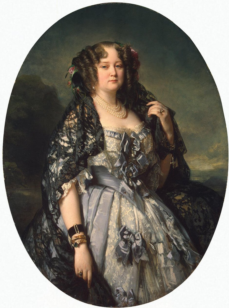 Portrét princezny Sophie Radziwill, 1864 od Franz Xaver Winterhalter