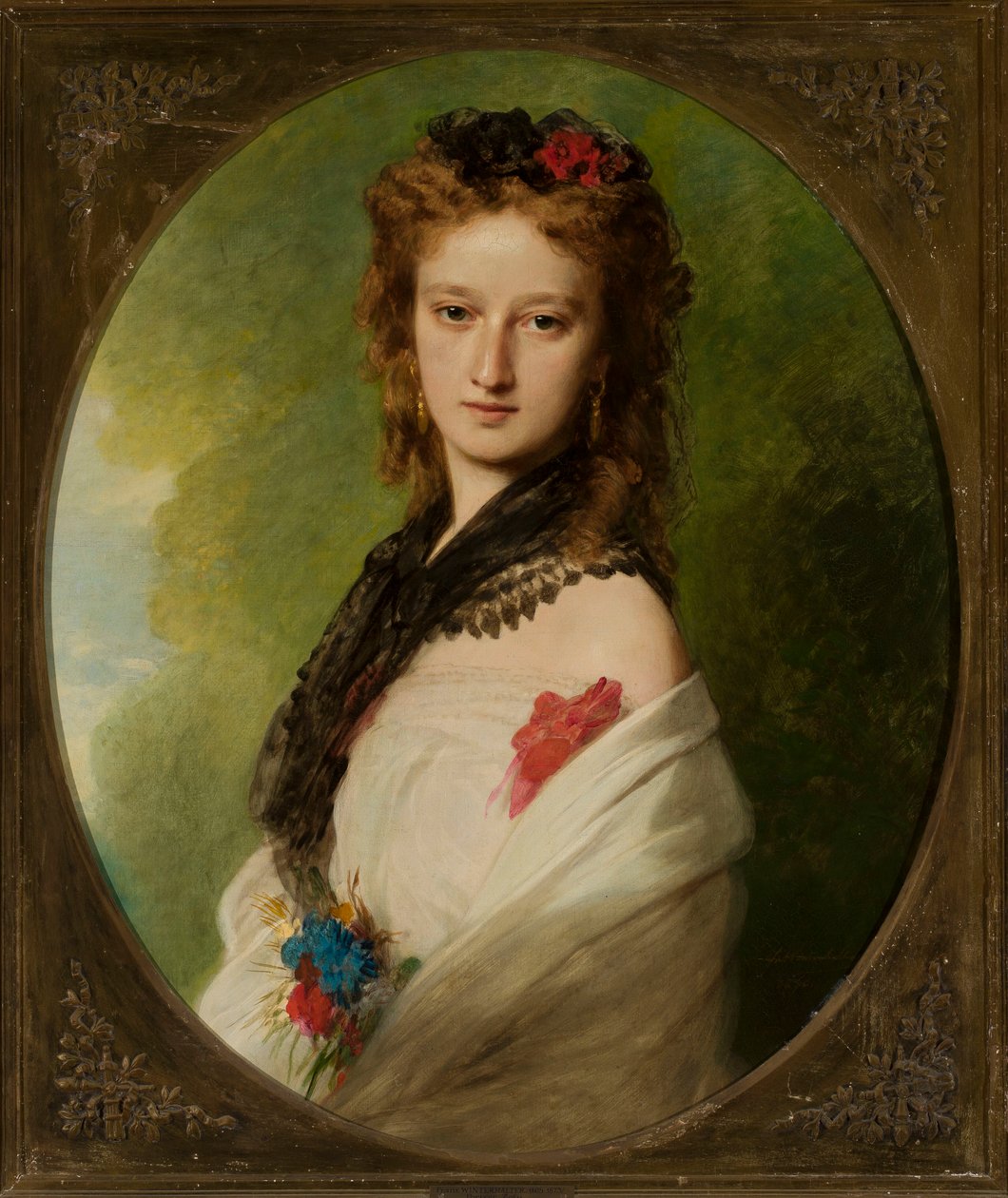 Portrét Zofie z Potockých, rozené Zamoyské (1851–1927) od Franz Xaver Winterhalter