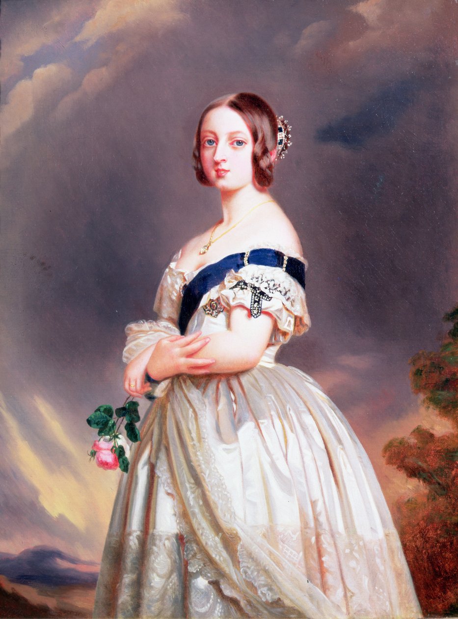 Královna Viktorie (1819-1901) 1842 od Franz Xaver Winterhalter