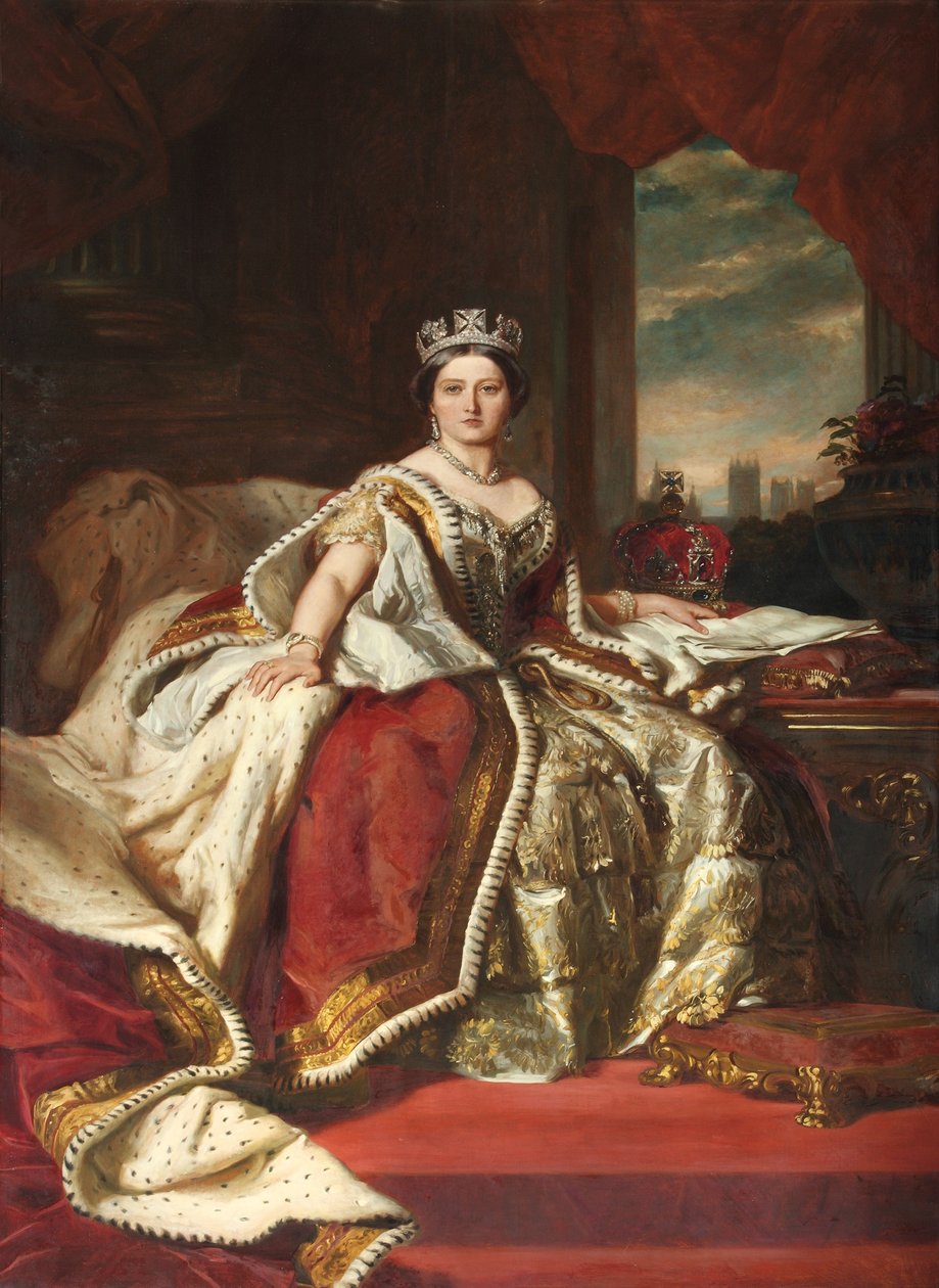 Queen Victoria, zkopírované John Hanson Walker RA, 1879 od Franz Xaver Winterhalter