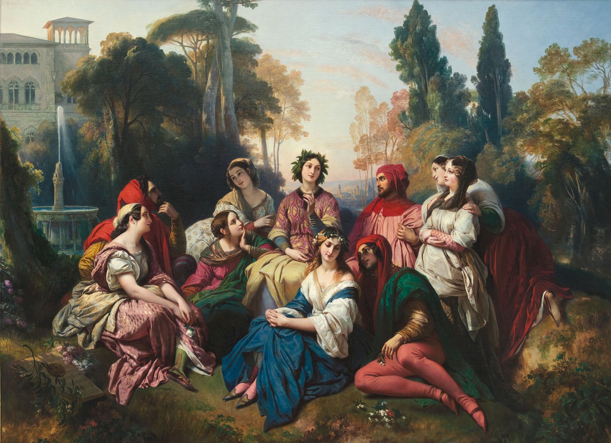 Dekameron, 1837 od Franz Xaver Winterhalter