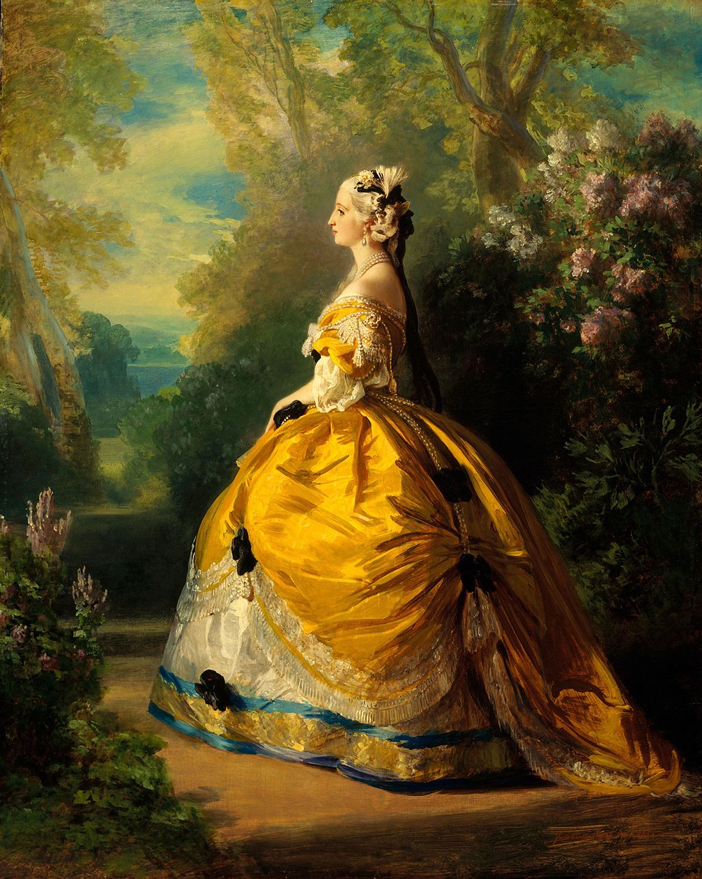 Císařovna Evženie od Franz Xaver Winterhalter