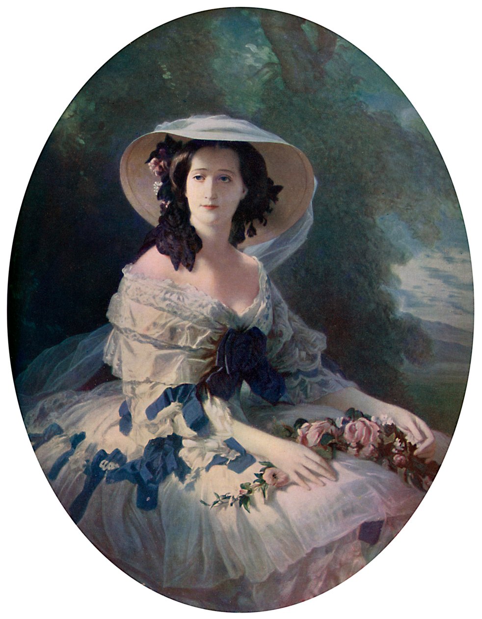 Císařovna Eugenie, 19. století, kolem roku 1920 od Franz Xaver Winterhalter