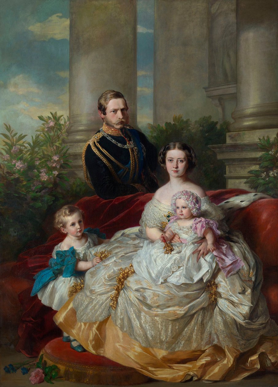 Rodina korunního prince a korunní princezny Fridricha Viléma Pruského od Franz Xaver Winterhalter