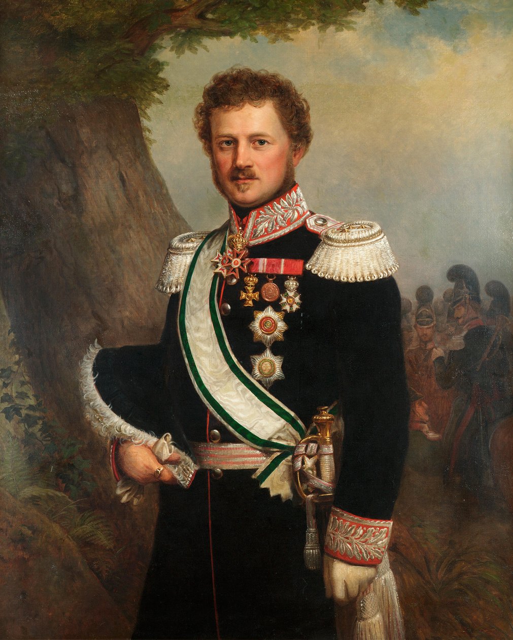 Portrét Emila, prince z Hesenska a Rýna 1790-1858, c. 1850. od Franz Xaver Winterhalter School of .