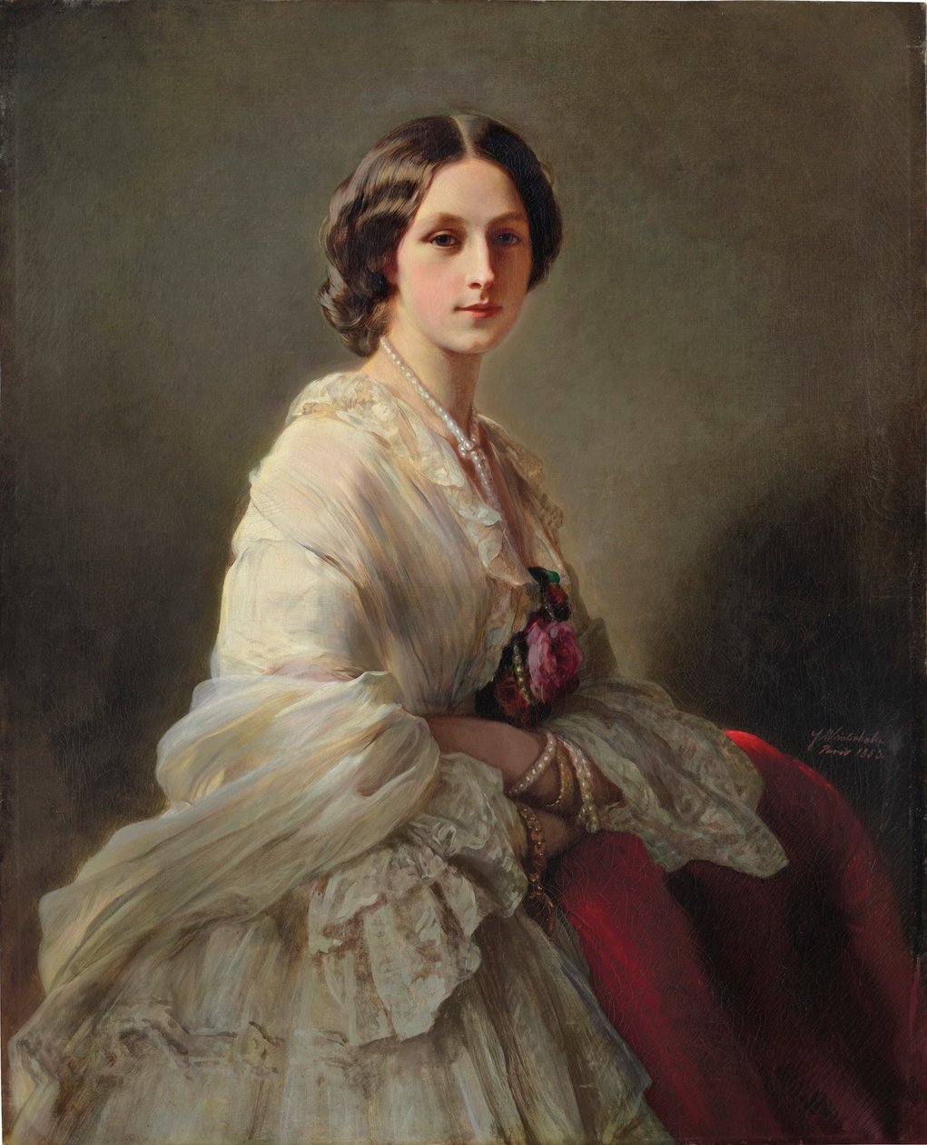 Portrét hraběnky Eleny Ivanovny Orlové-Denisové, rozené Čertkové 1830-1891, 1853. od Franz Xaver Winterhalter