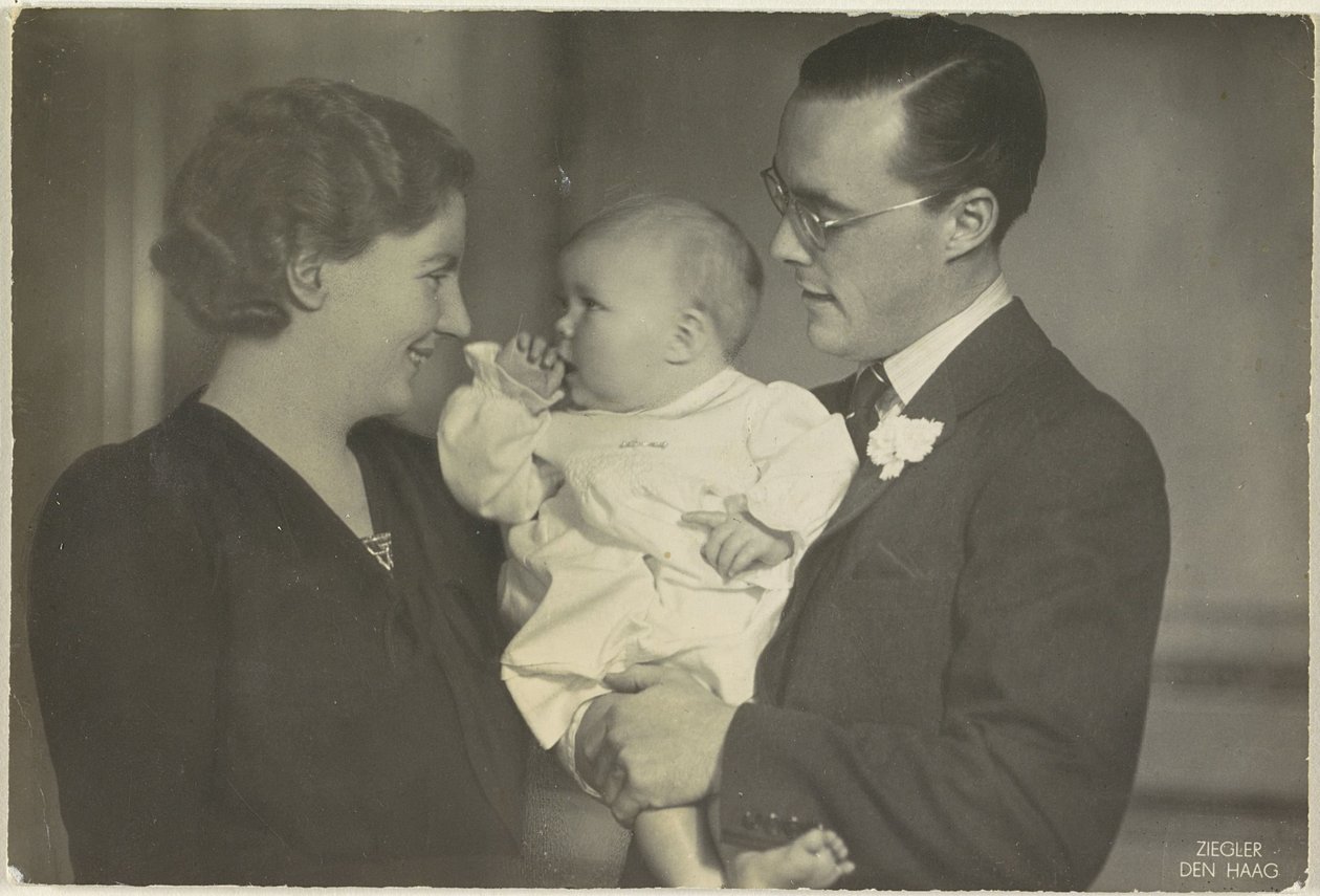 Portrét Juliany, královny Nizozemska, Bernharda van Lippe-Biesterfelda a Beatrix, královny Nizozemska od Franz Ziegler