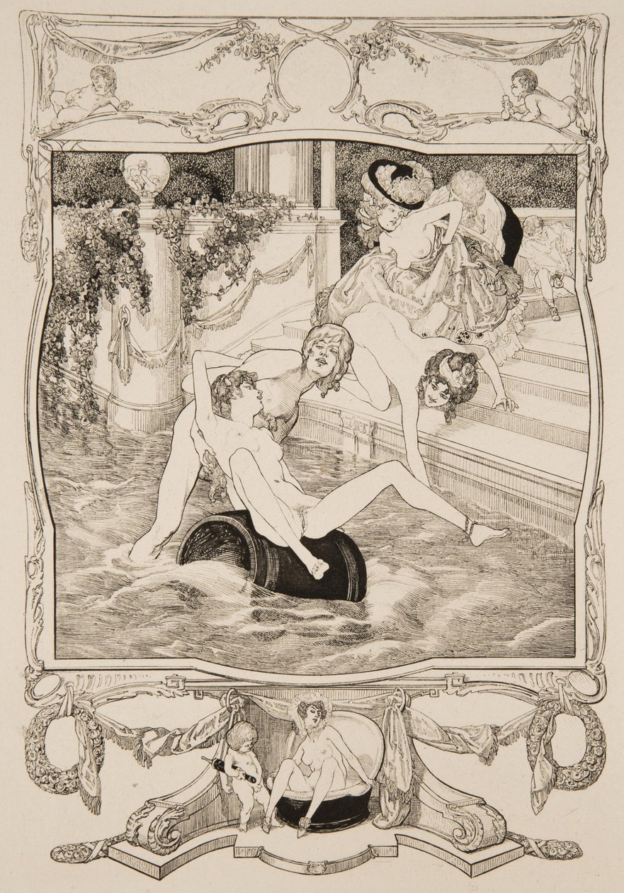 Sbírka galantních a erotických fantazií. od Franz von Bayros