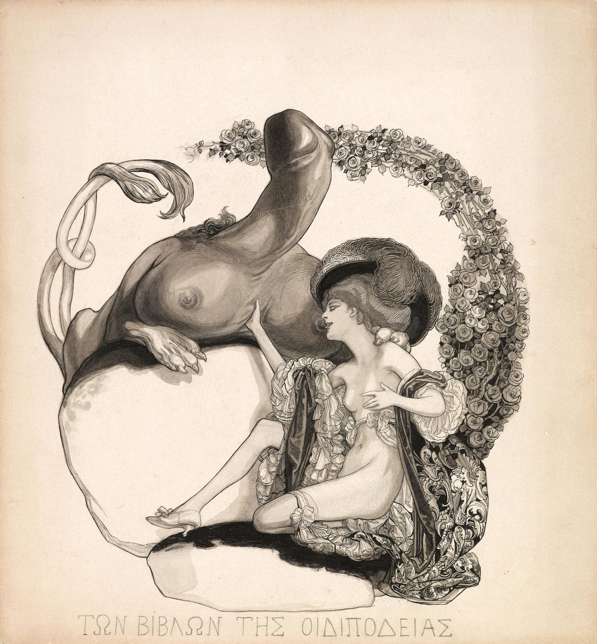 erotické ilustrace, c. 1912. od Franz von Bayros