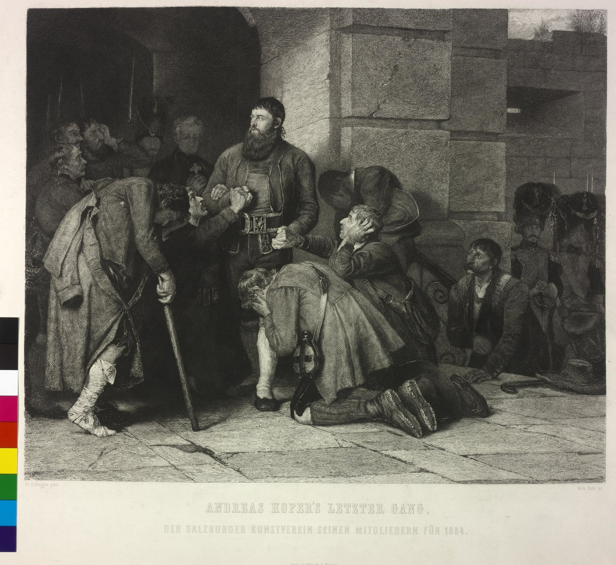 Poslední pochůzka Andrease Hofera od Franz von Defregger