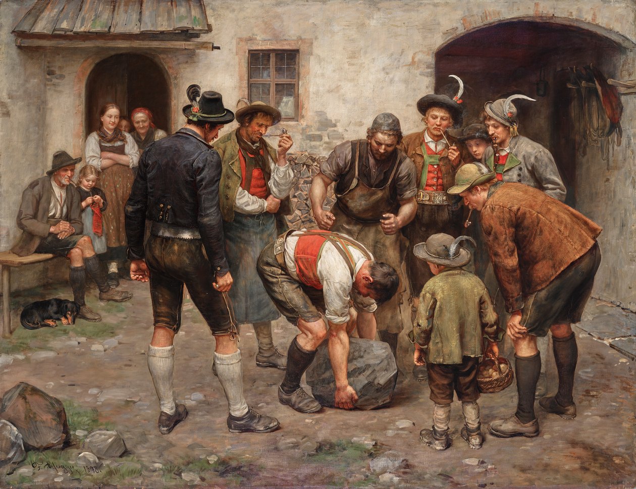 Zúčtování od Franz von Defregger