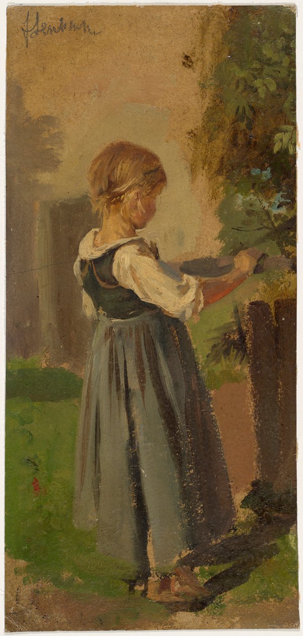 venkovská dívka od Franz von Lenbach