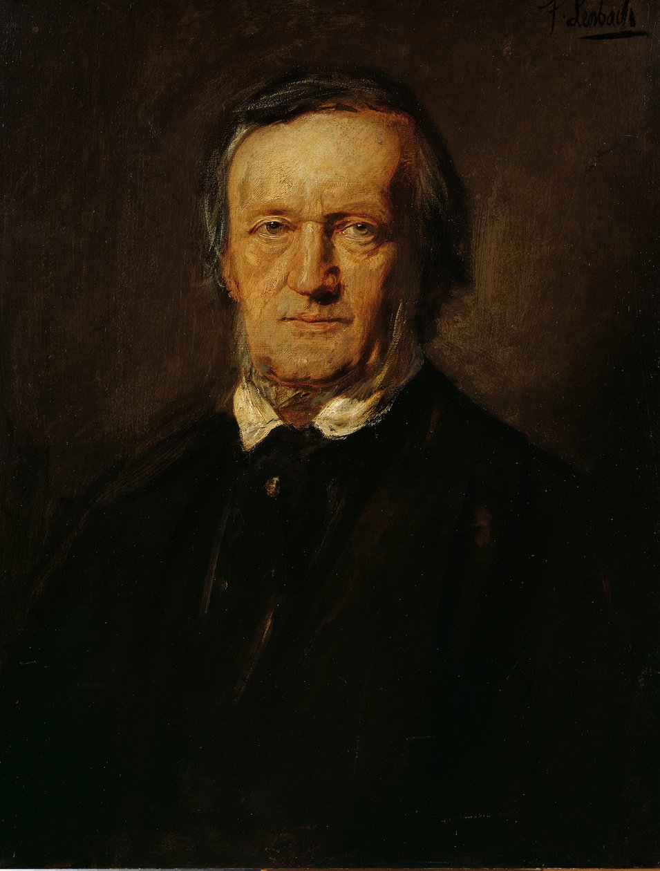 Portrét Richarda Wagnera od Franz von Lenbach