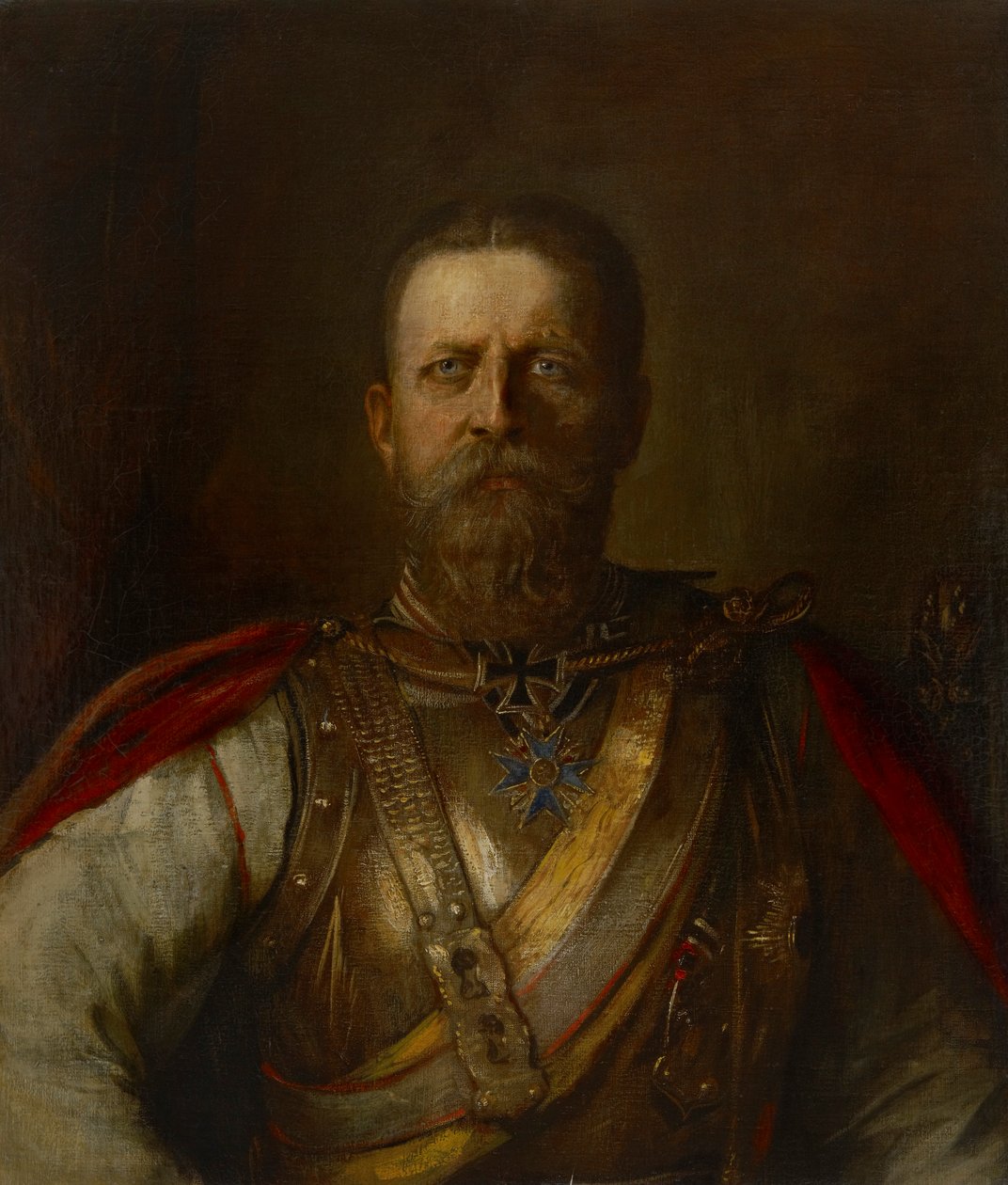 Korunní princ Fridrich Vilém, později Fridrich III., německý císař a pruský král od Franz von Lenbach