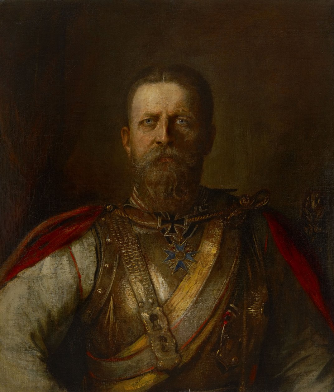 Korunní princ Fridrich Vilém, později Fridrich III., německý císař a pruský král od Franz von Lenbach