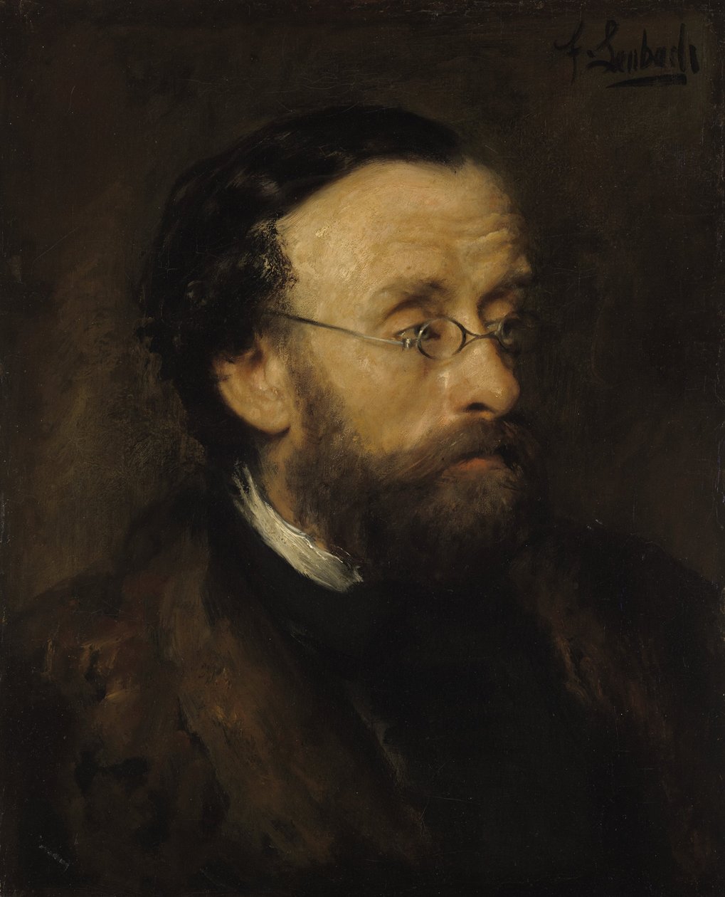 Krajinář Eduard Schleich od Franz von Lenbach