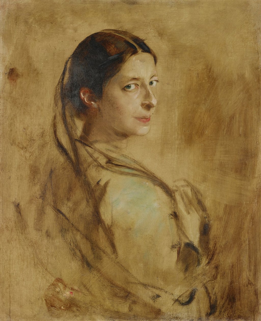 Leopoldine (?) baronka z Plessen-Cronsternu od Franz von Lenbach