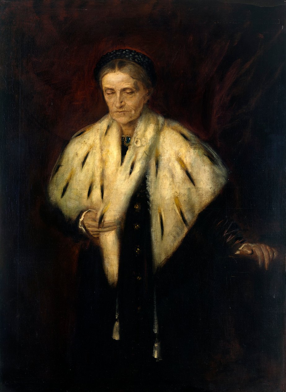 Ludovika, vévodkyně v Bavorsku od Franz von Lenbach
