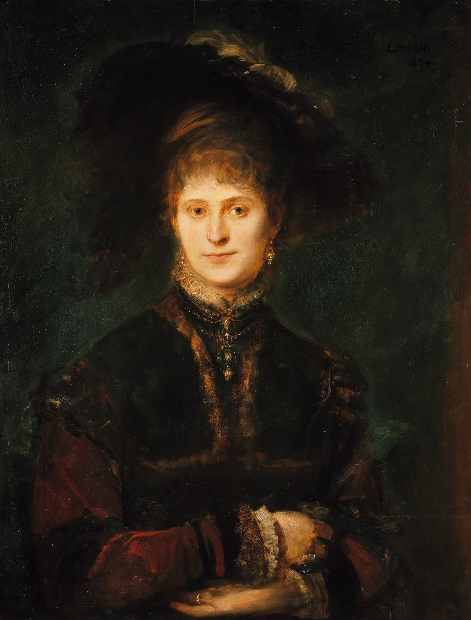 Magdalena Plach () od Franz von Lenbach