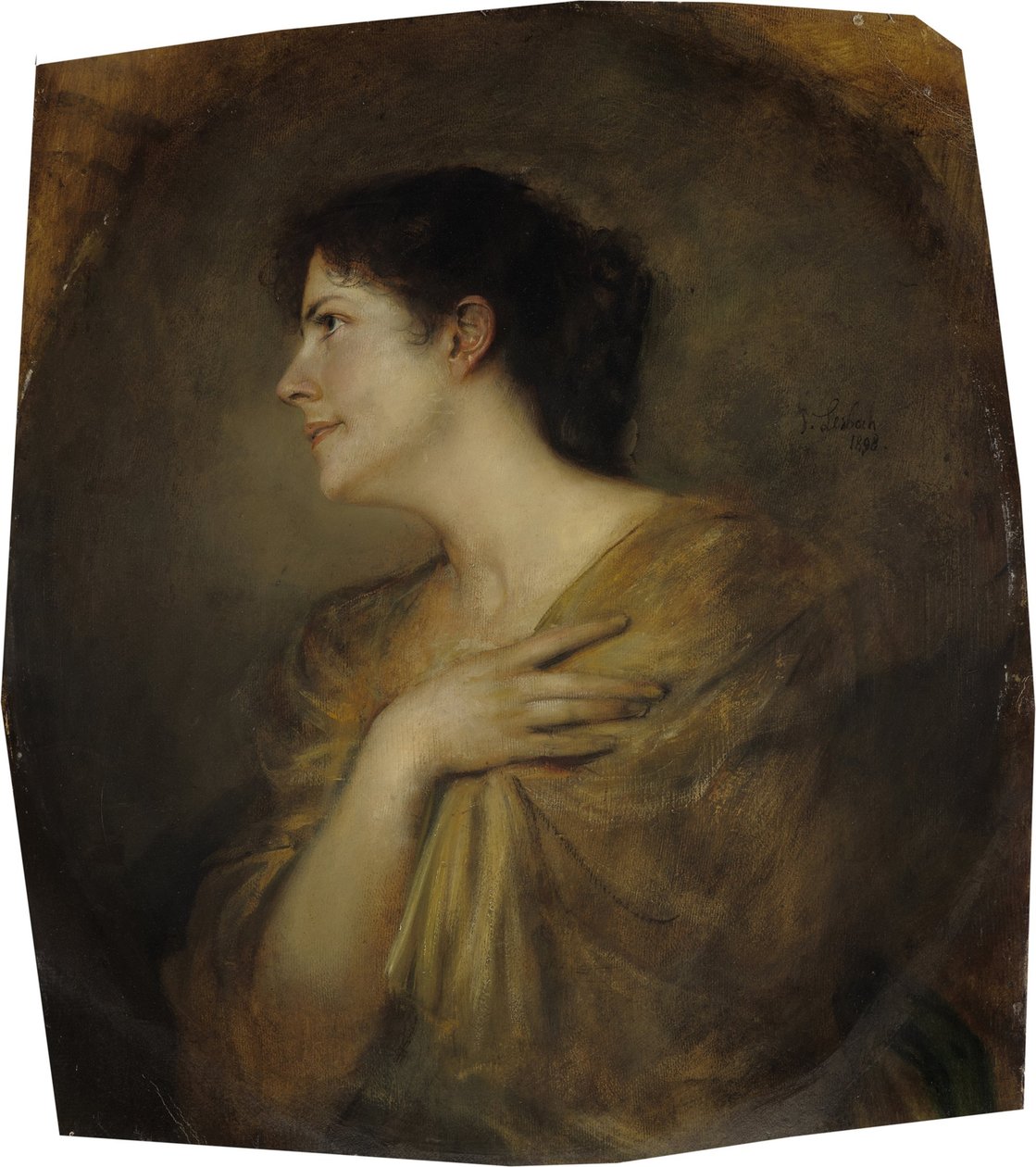 Mary Stuck (geb. Lindpaintner) od Franz von Lenbach