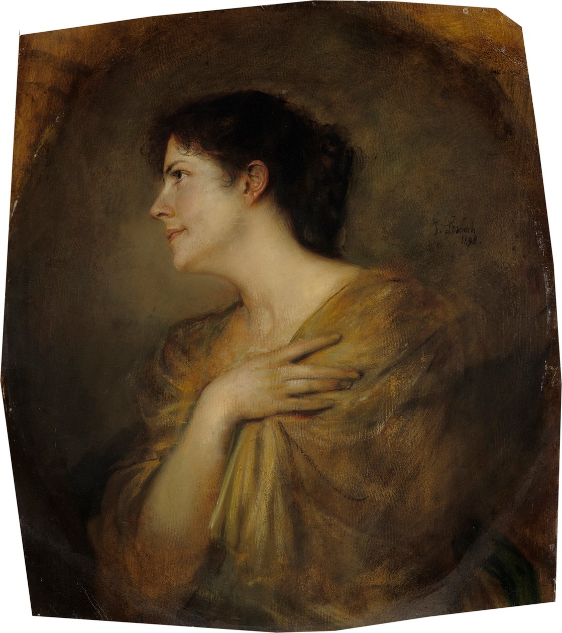 Mary Stuck (rozená Lindpaintnerová) od Franz von Lenbach