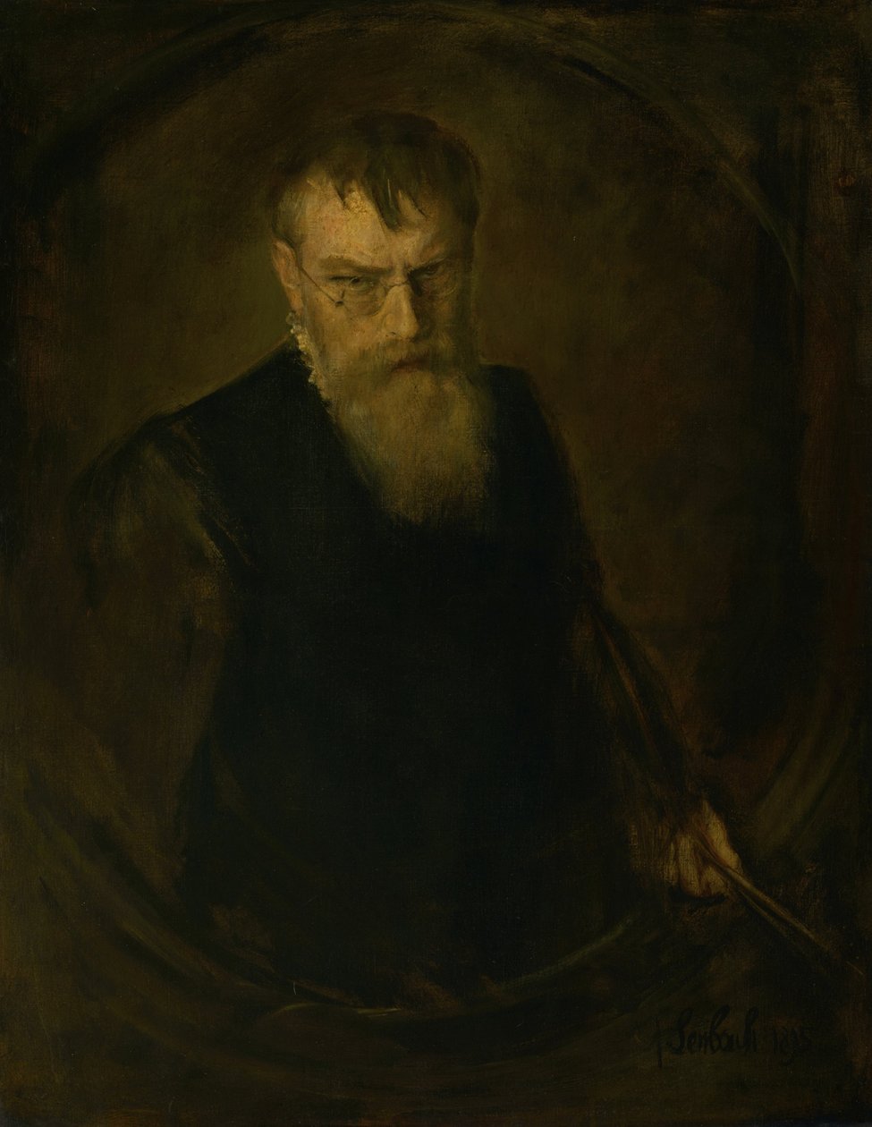 autoportrét od Franz von Lenbach