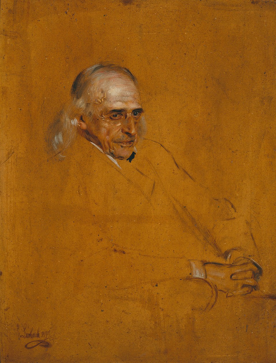 Theodor Mommsen. Studie od Franz von Lenbach