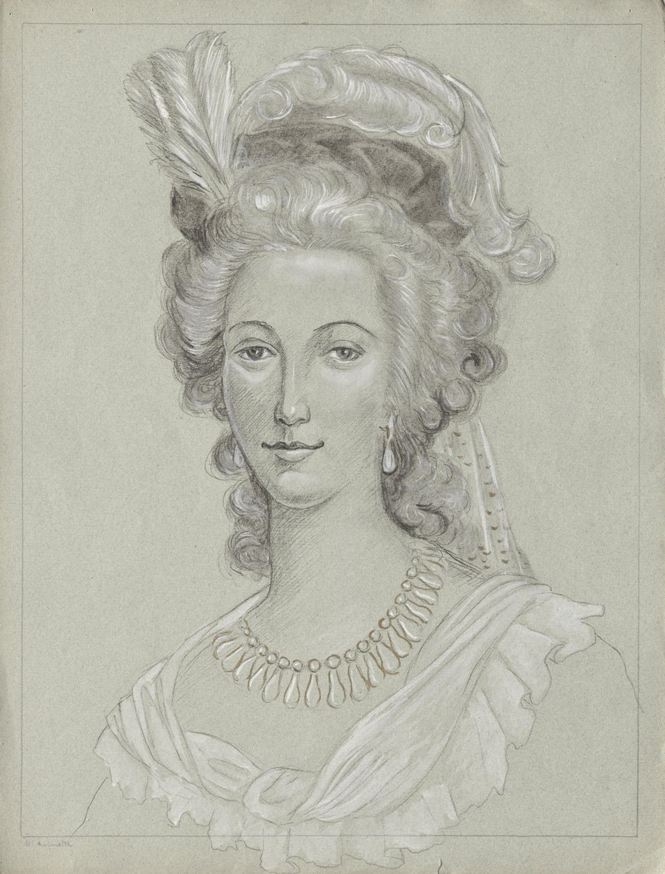 Královna Marie Antoinetta od Franz von Matsch